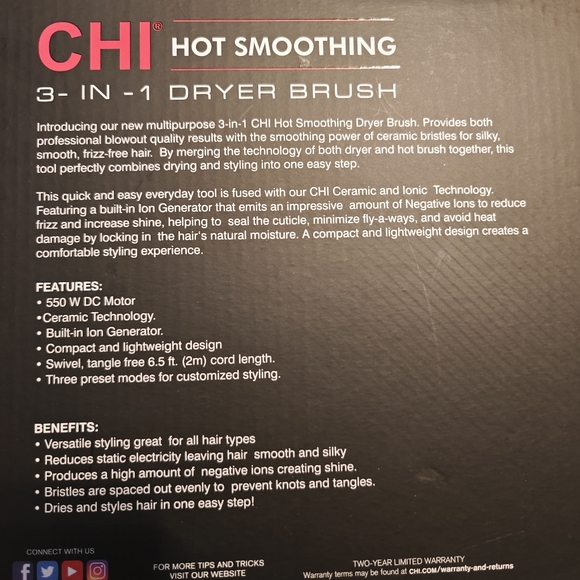 CHI 3 in 1 dryer brush - Picture 2 of 6